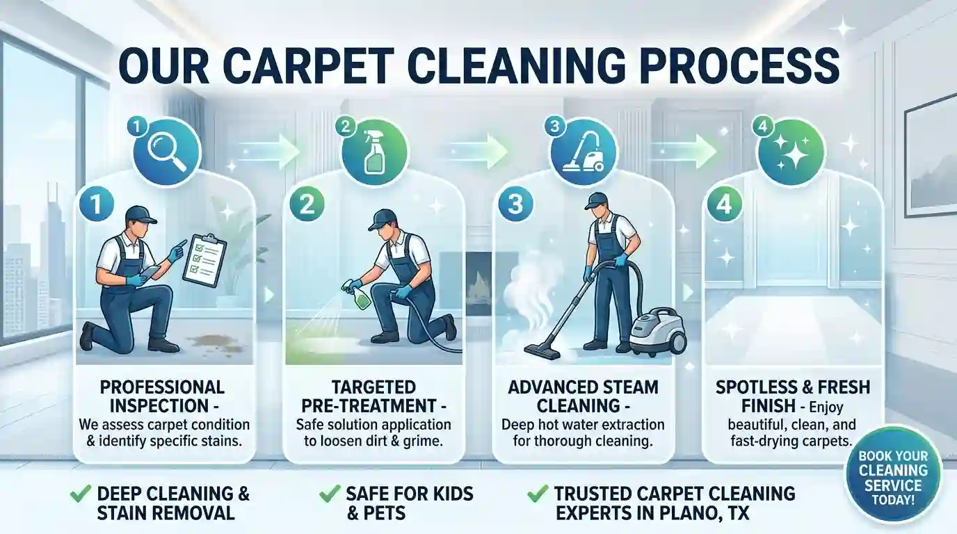 Our Carpet Cleaning Process 1 Our Carpet Cleaning plano Process