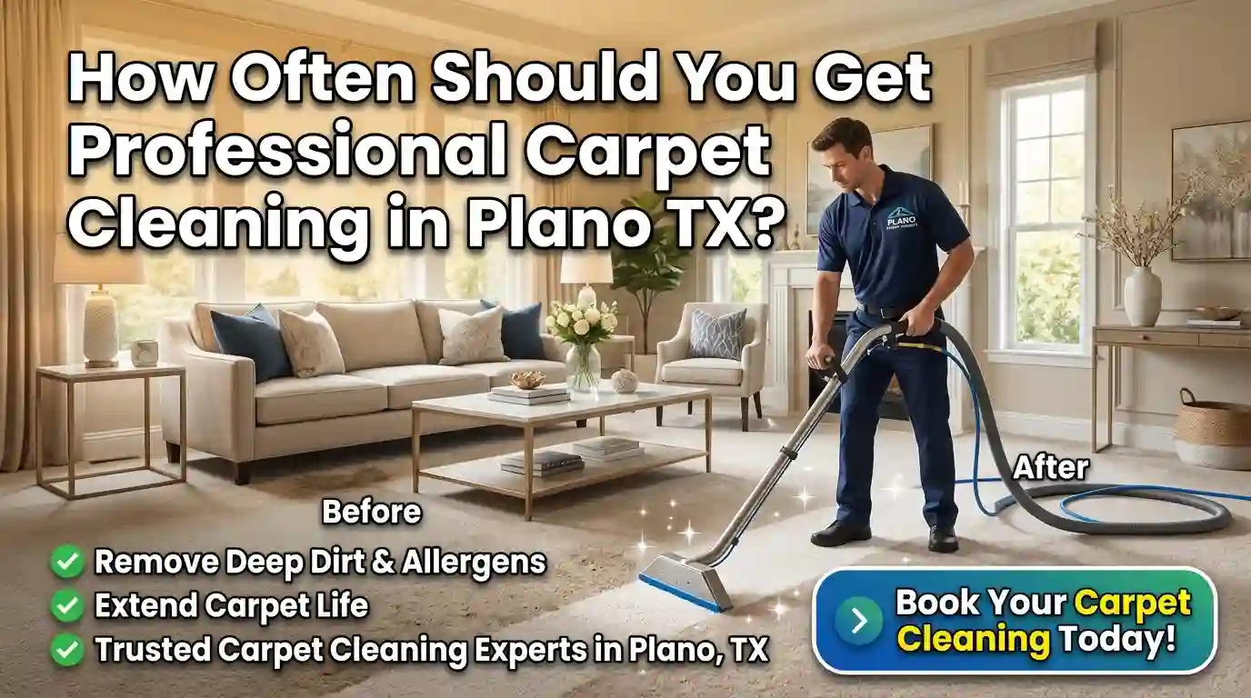 How Often Should You Get Professional Carpet Cleaning in Plano TX? 1 carpet cleaning plano
